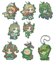 Deformed Rubber! Legend of Mana The Teardrop Crystal Keychain [All 8 type set(Full Complete)]