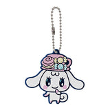 Tamagotchi x Sanrio Characters Special Rubber Mascot [3.Cinnamoroll x Milktchi]