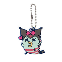 Tamagotchi x Sanrio Characters Special Rubber Mascot [4.Kuromi x Gaogaltchi]