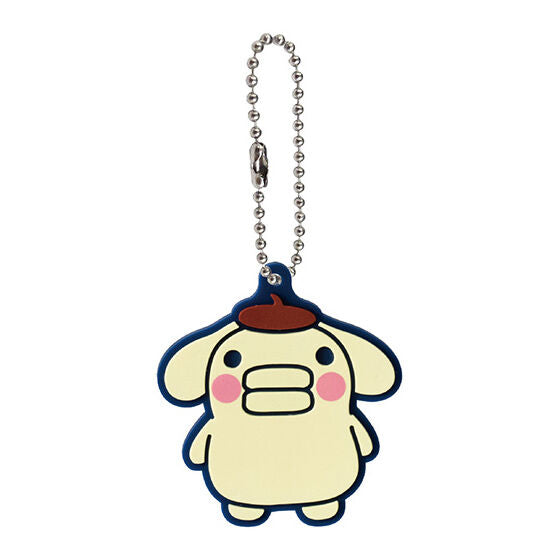 Tamagotchi x Sanrio Characters Special Rubber Mascot [5.Pompompurin x Kuchipatchi]