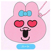 Oh, poor you! Panty Rabbit mini squeeze mascot [3.Heart]