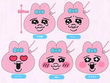 Oh, poor you! Panty Rabbit mini squeeze mascot [All 5 type set(Full Complete)]