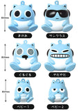 Bluehamham mini punipuni mascot [All 6 type set(Full Complete)]