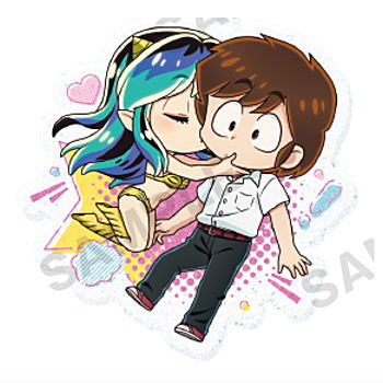 Urusei Yatsura Kirarin Acrylic Strap [5.Lum & Ataru A]