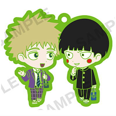 Mob Psycho100 Ekubo ga ippai Capsule Rubber Strap [6.Teru&Mob Possessing Ekubo]