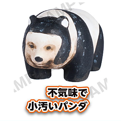 Nanikore Chin Hyakkei Kawaikunai Panda Collection Figure [3.Bukimi de kokitanai Panda]