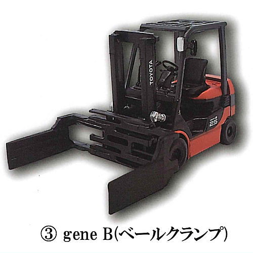 1/64 TOYOTA gene B electric forklift collection [3.gene B (veil clamp)]