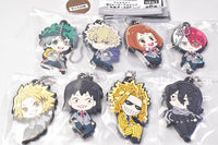 Deformed Rubber! My Hero Academia Uniform Keychain [All 8 type set(Full Complete)]