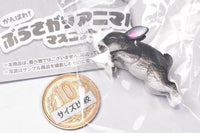 Ganbare! hanging animal mascot [1.Funbaru black rabbit]