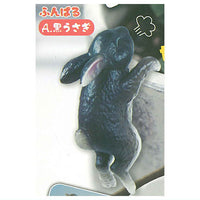 Ganbare! hanging animal mascot [1.Funbaru black rabbit]