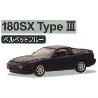 C Car Craft 1/72 Scale Nissan Silvia (S13) & 180SX Ver.2 [5.180SX TypeIII Velvet Blue]