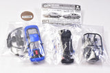 C Car Craft 1/72 Scale Nissan Silvia (S13) & 180SX Ver.2 [6.180SX TypeIII Blue Metallic]