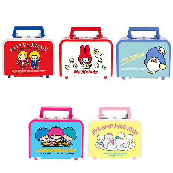 Sanrio Characters Retro Trunk Miniature Collection [Assorted 5 type set (1.2.3.5.6)]