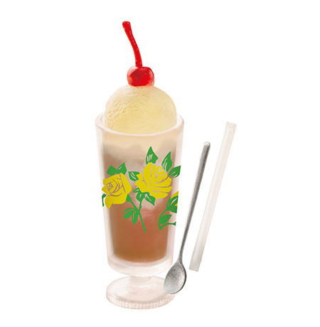 Aderia Retro Miniature Collection [5.Glass with legs: Coke float Masquerade]