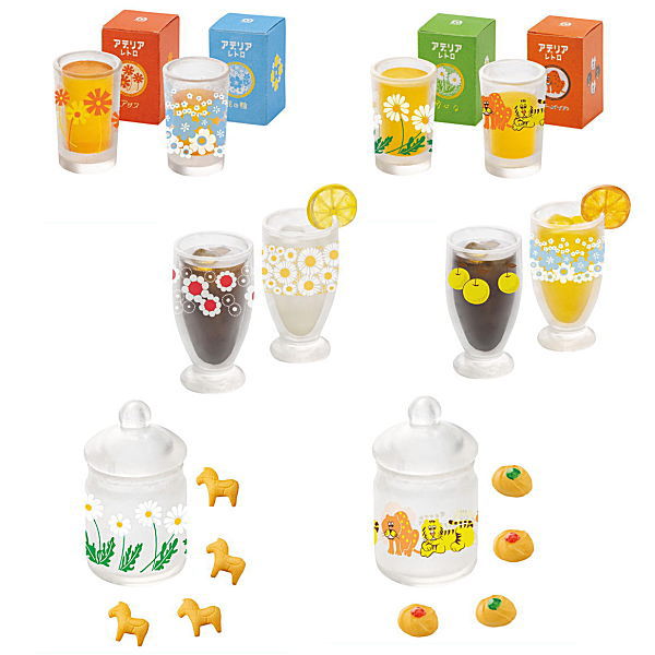 Aderia Retro Miniature Collection [Assorted 6 type set (1.2.3.4.8.9)]