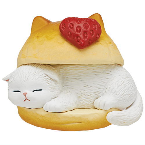 mofusand maritozzo mascot [2.Strawberry Shiro]