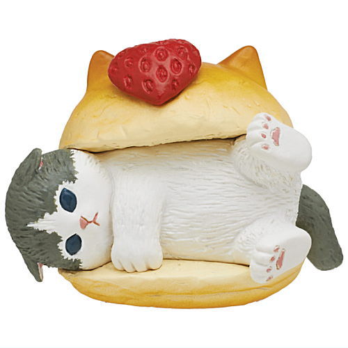 mofusand maritozzo mascot [4.Strawberry Hachiware]