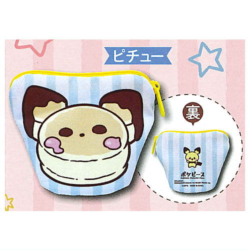 Pokemon Pokepiece sweets pouch [6.Pichu]