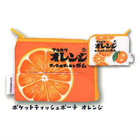 Marukawa Seika Marble Gum Variety Collection [4.Pocket tissue pouch orange]