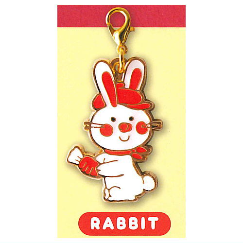 Shimojima Stop Pale Metal Charm [2.RABBIT]