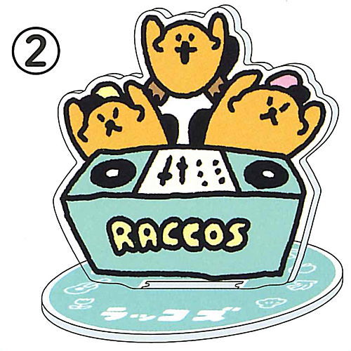 RACCOS stand up! Acrylic stand [2.2]