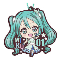 Love Live! Sunshine!! Hatsune Miku Capsule Rubber Mascot Gorgeous! [1.Miku Hatsune]