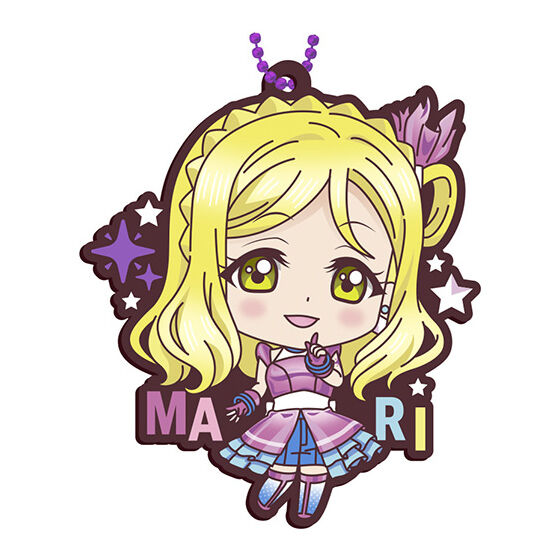 Love Live! Sunshine!! Hatsune Miku Capsule Rubber Mascot Gorgeous! [9.Mari Ohara]