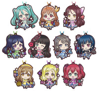 Love Live! Sunshine!! Hatsune Miku Capsule Rubber Mascot Gorgeous! [All 10 type set(Full Complete)]