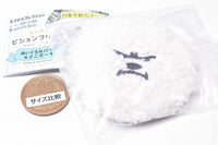 Manmaru Bichon Frise plush toy Badge & Mini Pouch [2.Mokomaru badge (oko)]