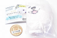 Manmaru Bichon Frise plush toy Badge & Mini Pouch [4.Marumoko mini pouch (nikkori)]