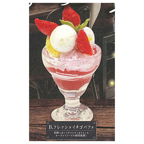 1/12 Shinise Jun-Kissa Ohitori parfait [2.Fresh strawberry parfait]