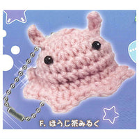 Amigurumi Mendako Aquarium ball chain [6.Roasted green tea milk]