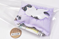 Nekobu Kitten sleeps hesoten mini cushion ball chain [4.Gorogoro]