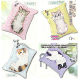 Nekobu Kitten sleeps hesoten mini cushion ball chain [All 4 type set(Full Complete)]