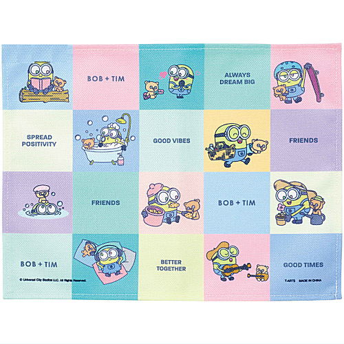 minions luncheon mat [5.BOB & TIM]