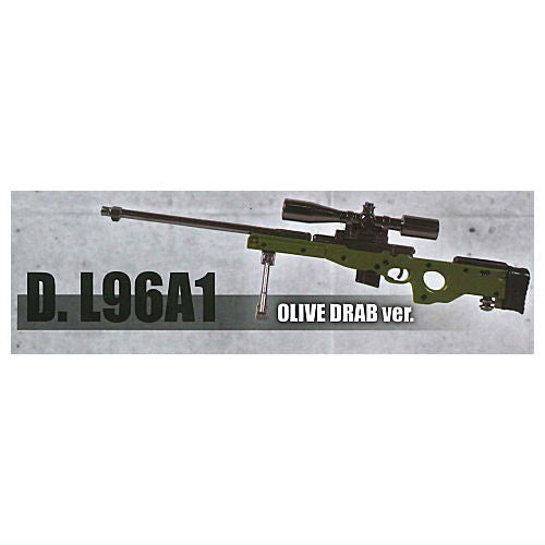 Die-cast 1/12 size Sniper Rifle mascot SECOND [4.L96A1 OLIVE DRAB ver.]
