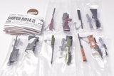 Die-cast 1/12 size Sniper Rifle mascot SECOND [All 5 type set (Full Complete)]