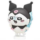 Chiikawa x Sanrio Characters Narikiri Figure [2.Momonga Kuromi]