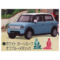 1/64PLUS Suzuki Lapin [1.White 2-tone roof off-blue metallic]