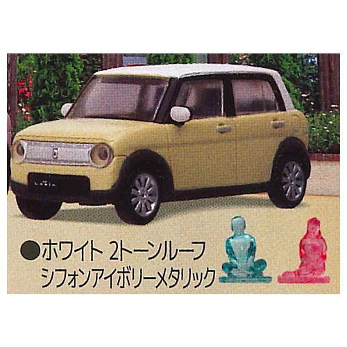 1/64PLUS Suzuki Lapin [3.White 2-tone roof chiffon ivory metallic]
