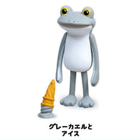 Subetegaoshimaininatta Frog earth color version [6.Gray frog and ice cream]