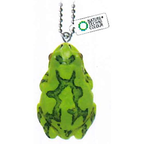 Nature Techni colour MONO PLUS Tree Frog Magnet & Ball Chain [10.Dark green to green (ball chain)]