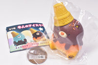 Ushihito Ice cream bear figure mascot [2.chocolate orangette]