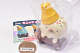 Ushihito Ice cream bear figure mascot [3.Vanilla]