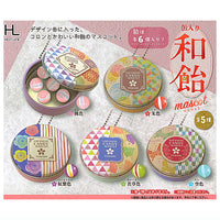 Canned Japanese candy mascot [All 5 type set(Full Complete)]