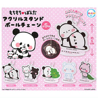 Mochi mochi panda acrylic stand ball chain [All 5 type set(Full Complete)]