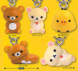 Rilakkuma figure keychain [All 5 type set(Full Complete)]