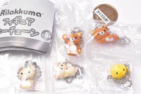 Rilakkuma figure keychain [All 5 type set(Full Complete)]