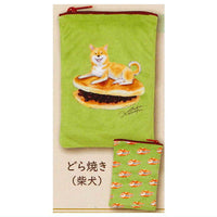 Natsuka Murata World Dogs and Snacks Pouch [4.Dorayaki (Shiba Inu)]