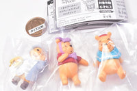 Winnie the Pooh Costume Figure Collection [Assorted 3 type set (2.Pooh (Raincoat)/3.Pooh (Ribbon)/4.Pooh (Pirate))]